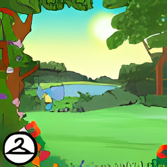Palmplat on a Tree Background