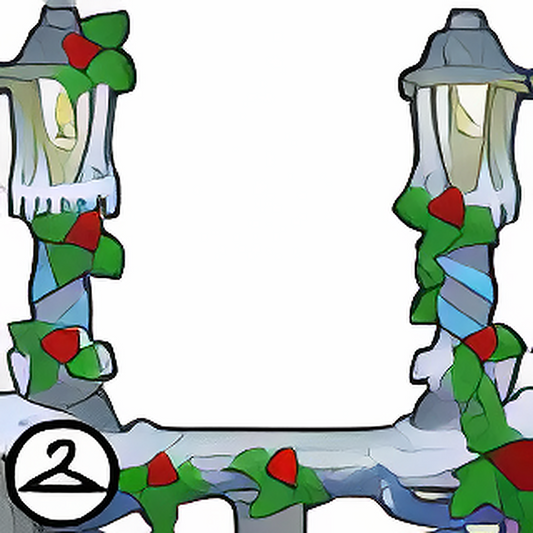 MME17-S4a: Snow-Covered Balustrade Foreground