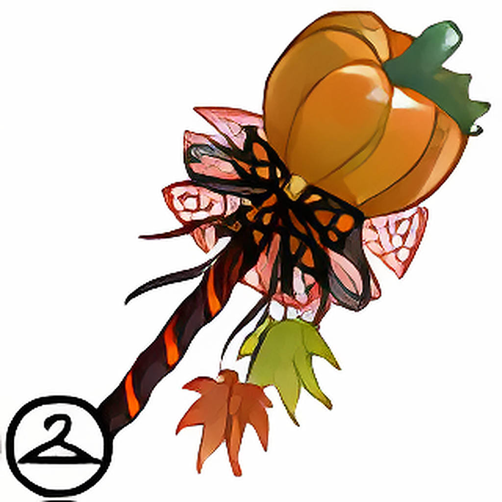 Ornamental Pumpkin Wand