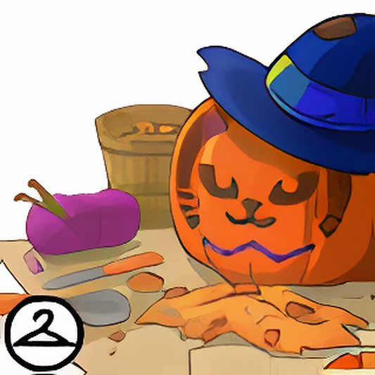 Carving A Xenia Pumpkin Foreground