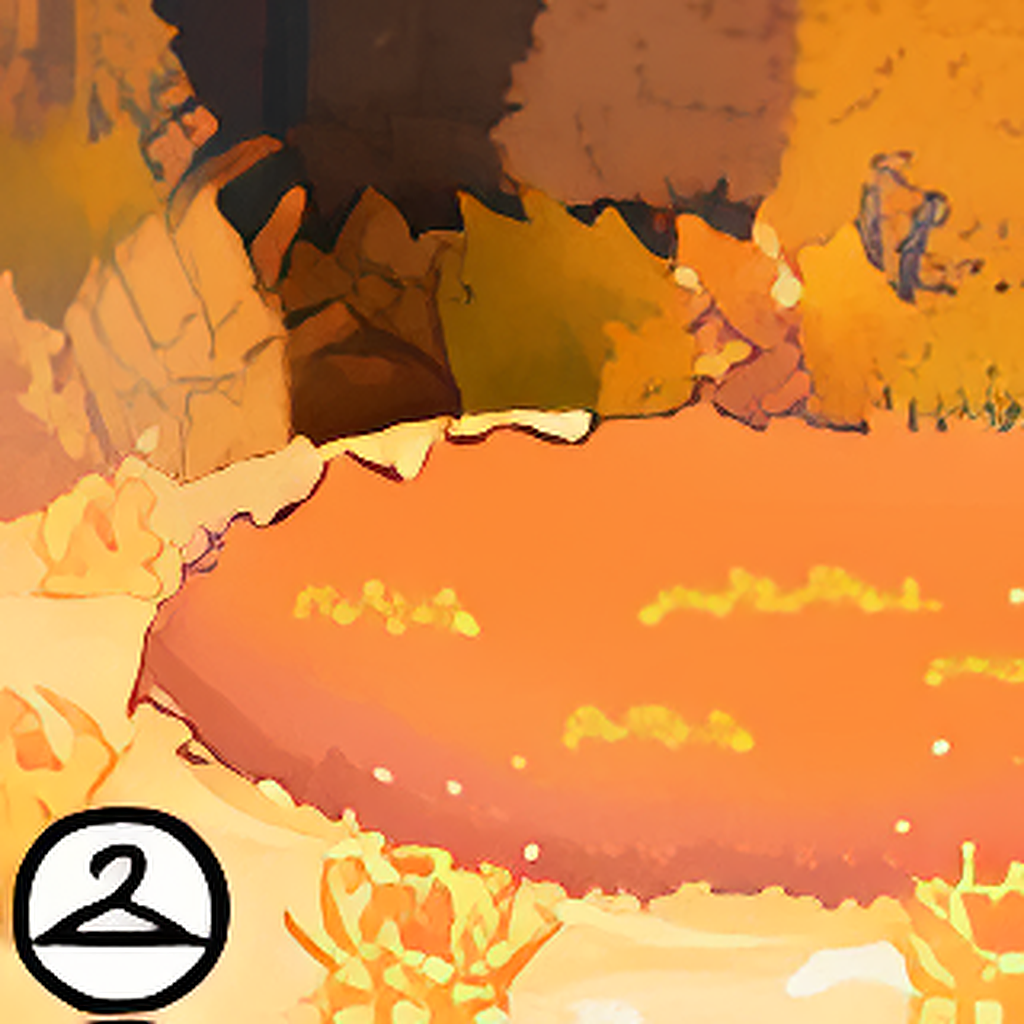 Dyeworks Orange: Magical Lotus Stream Background