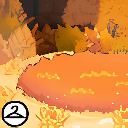 Dyeworks Orange: Magical Lotus Stream Background