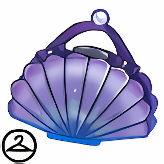 Beautiful Clam Shell Purse