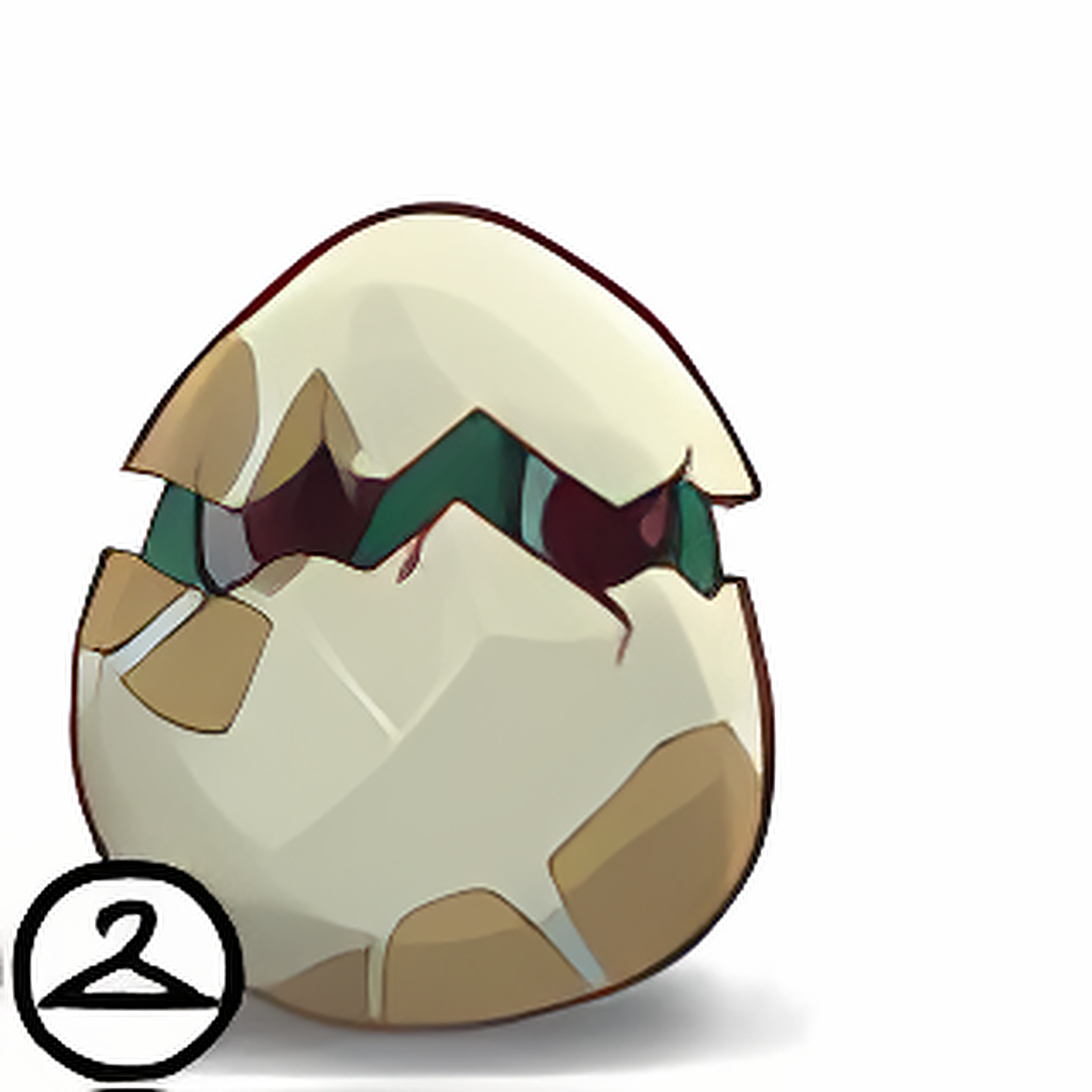 Unidentified Hatching Egg