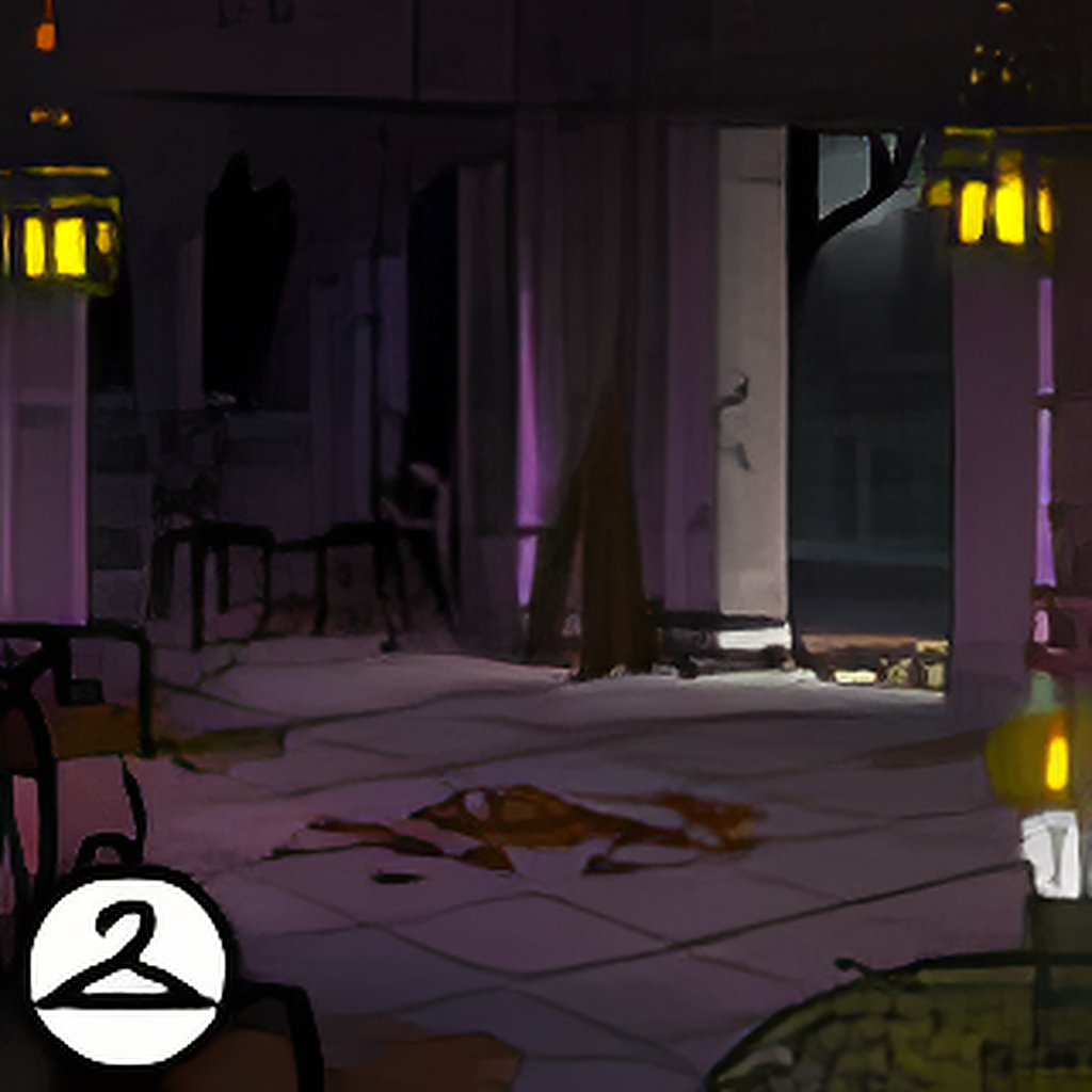 Cursed Ballroom Background