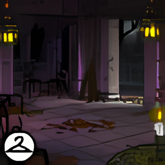 Cursed Ballroom Background