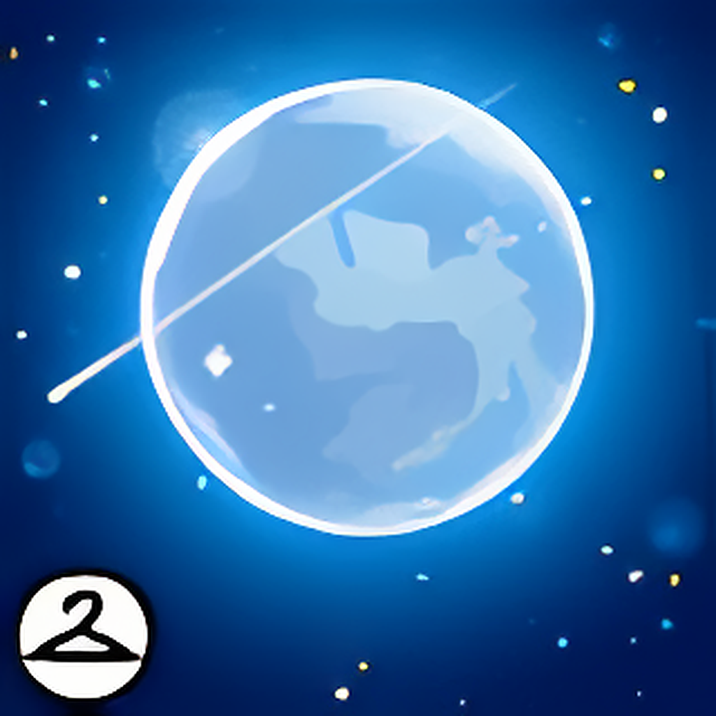 Full Moon Mystical Background