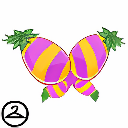 Striped Painted Negg Wings