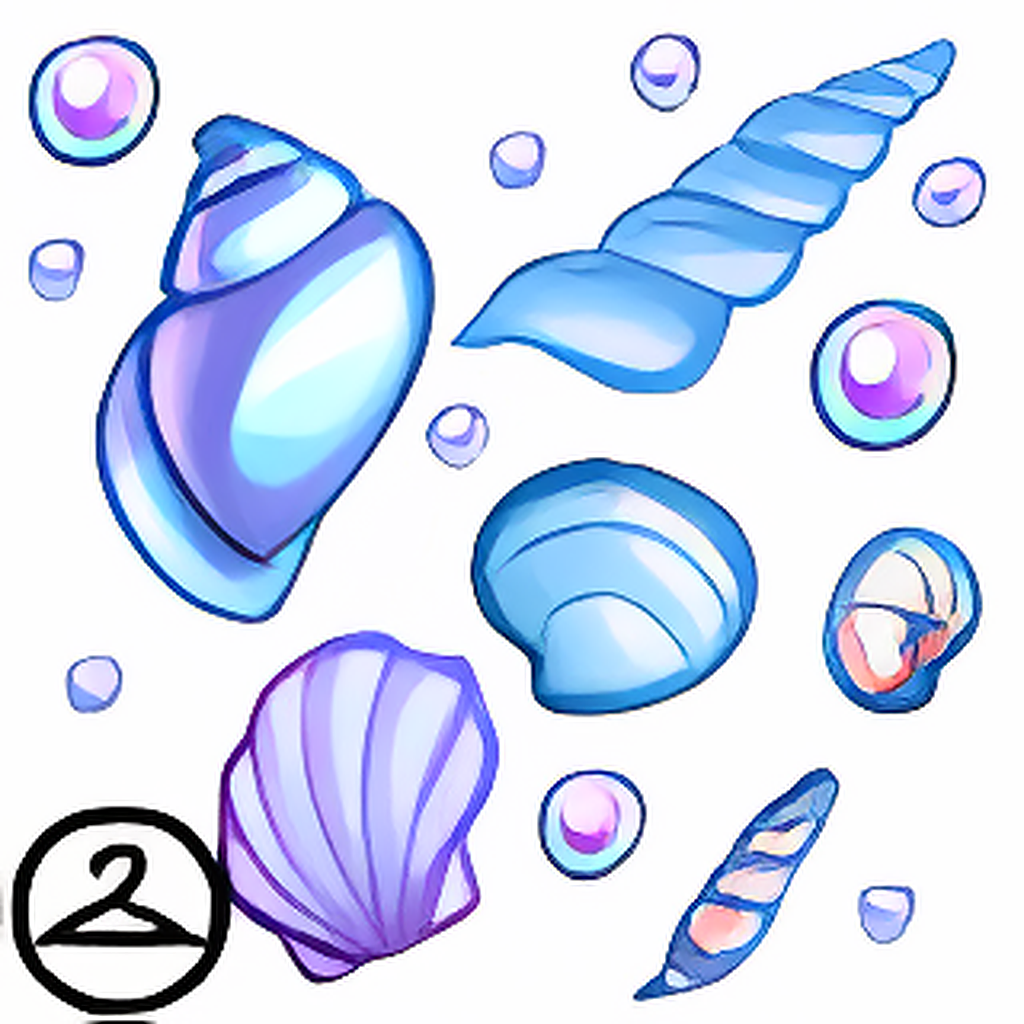 Dyeworks Blue: Maraquan Seashell Markings