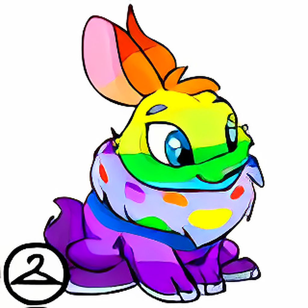 Nostalgic Rainbow Cybunny