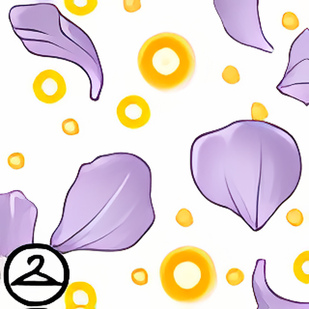 Scattered Petals and Sparkles Filter