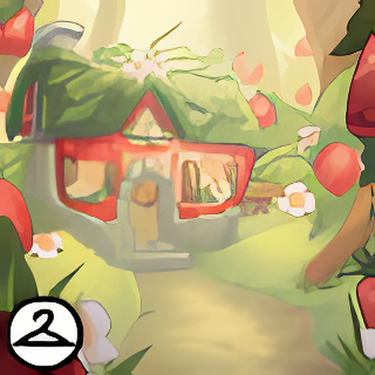 Strawberry Cottage Background
