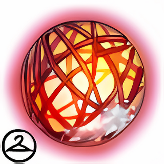 Lit Autumn Twine Orb