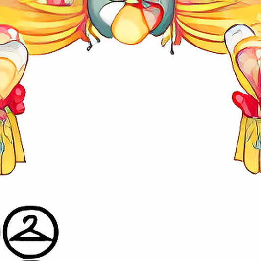 Golden Curtain Balloon Garland
