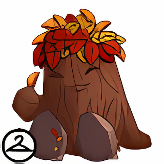 Prismatic Autumn: Blooming Woodland Chia