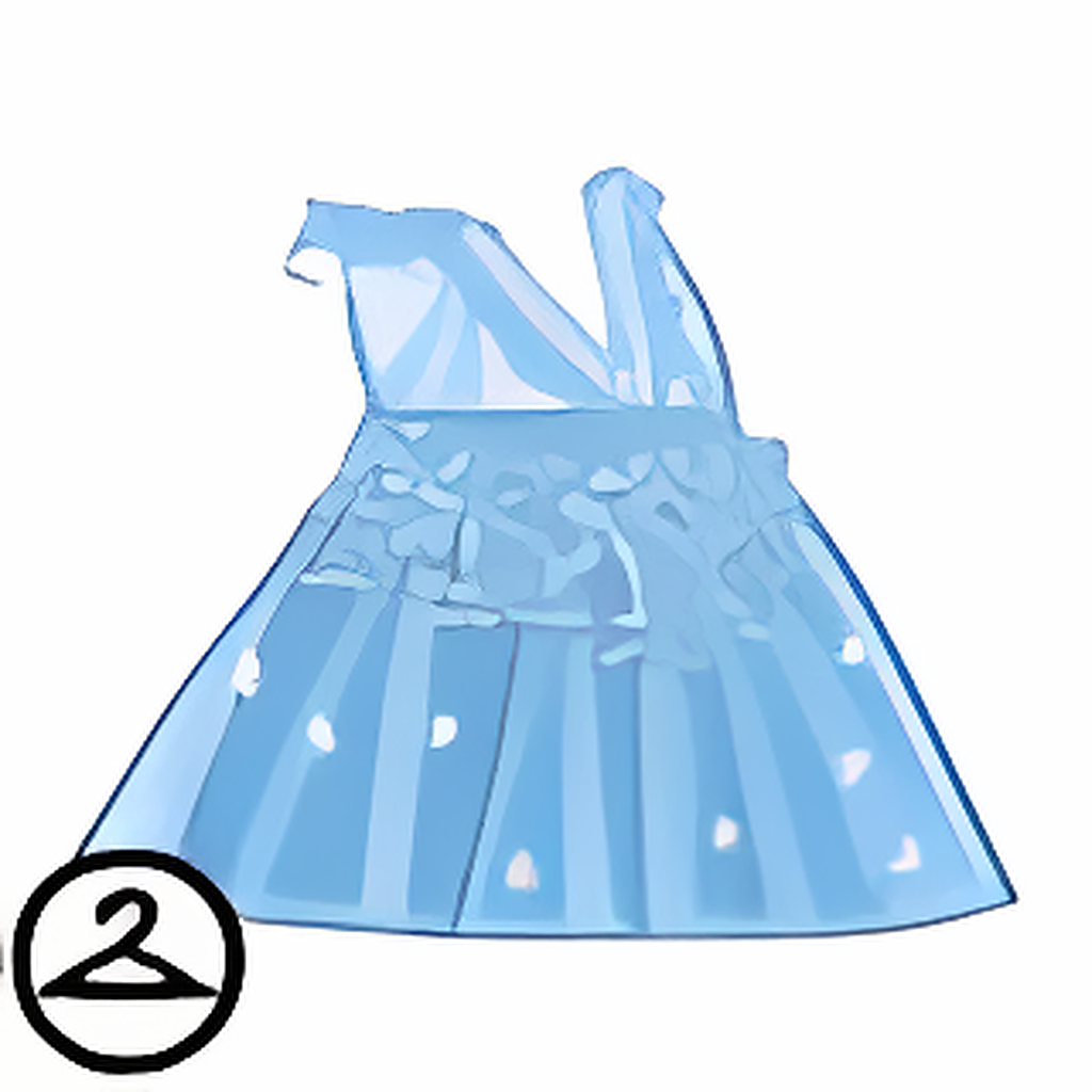 Soft Blue Dress of Spring