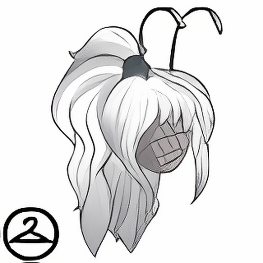 Grey Faerie Wig