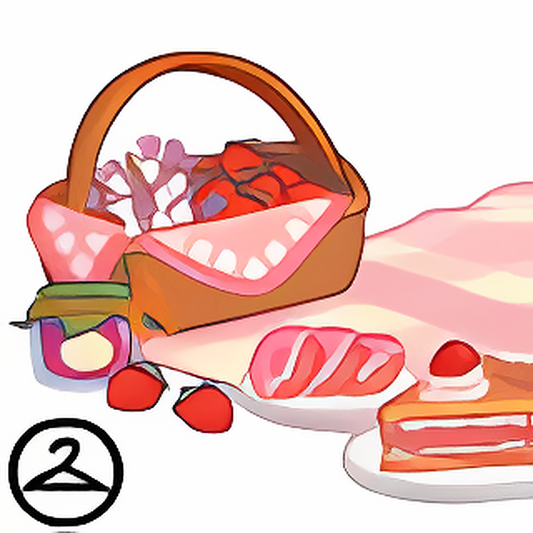 Strawberry Picnic Blanket Trinket
