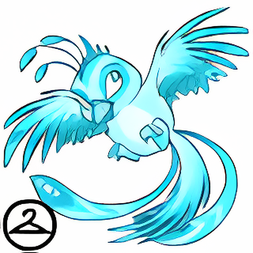 Prismatic Cyan: Nostalgic Faerie Pteri