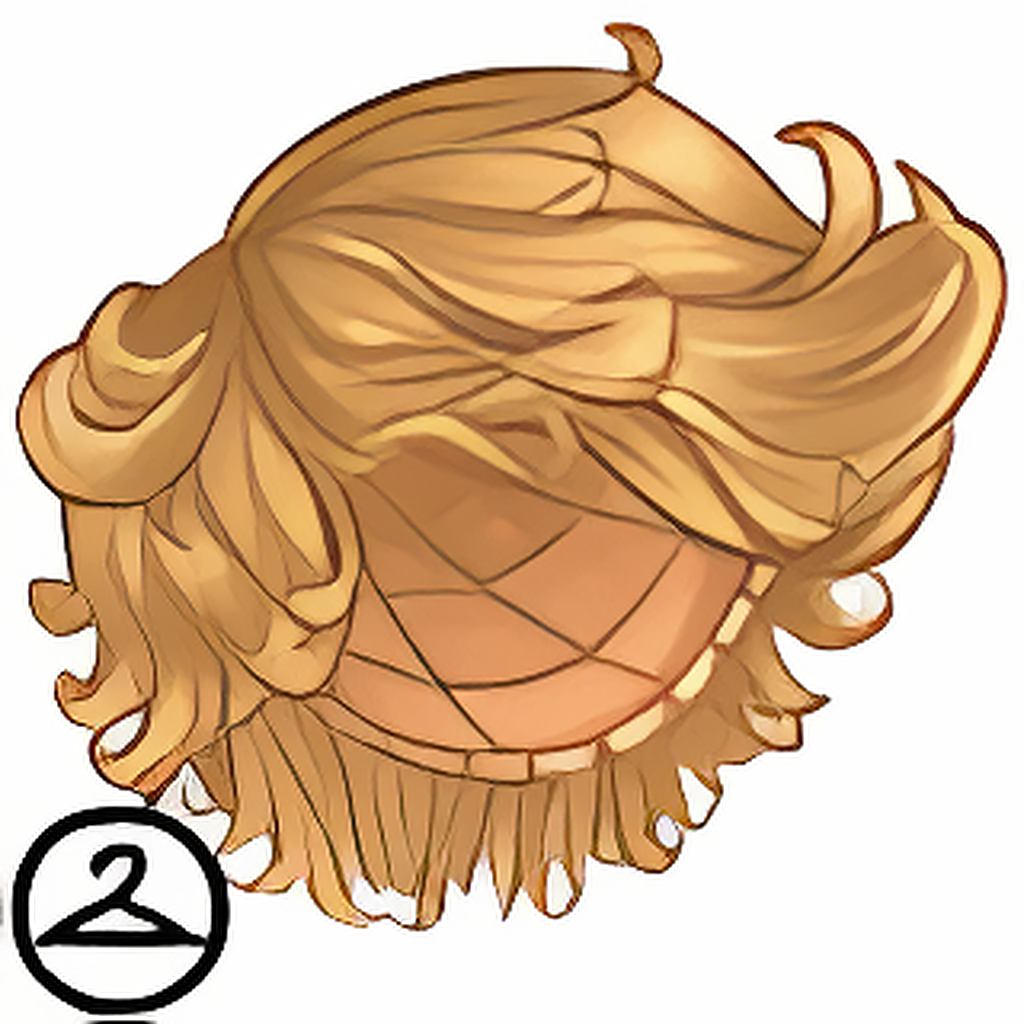 Dyeworks Yellow: Playful Tousled Wig