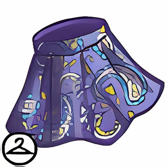 Purple Paisley Skirt