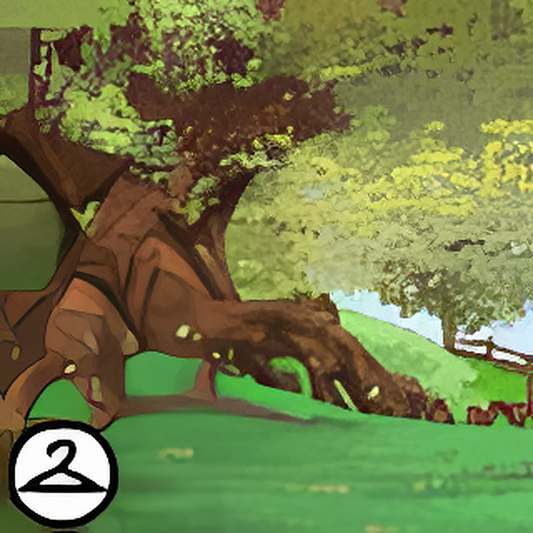 Grand Oak Tree Background
