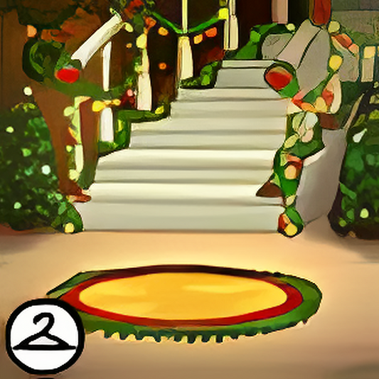 Holiday Staircase Background