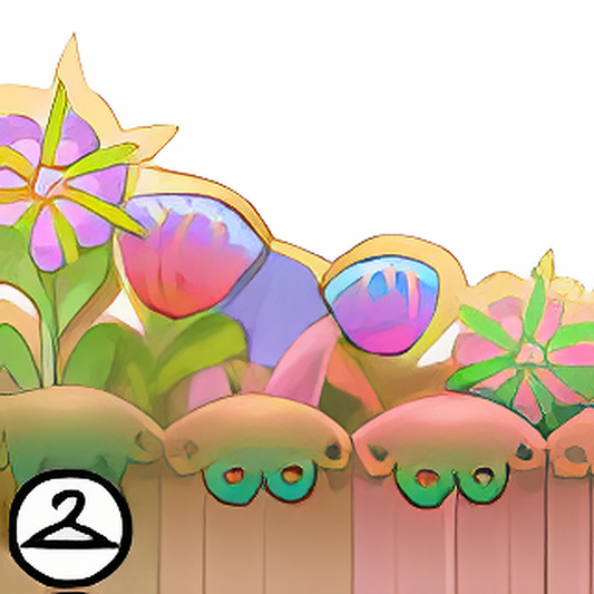 Fabric Flowers Foreground