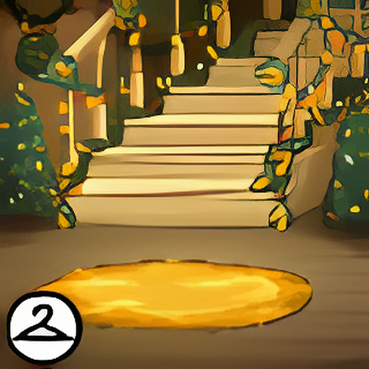 Dyeworks Gold: Holiday Staircase Background
