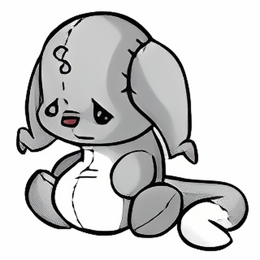 Grey Kacheek Plushie