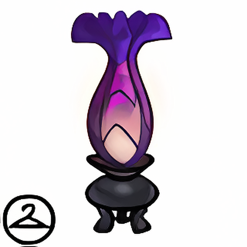 Purple and Pink Lamp Trinket