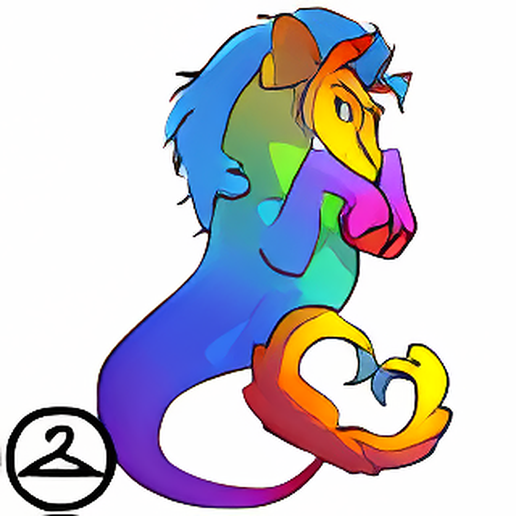 Adoring Rainbow Peophin