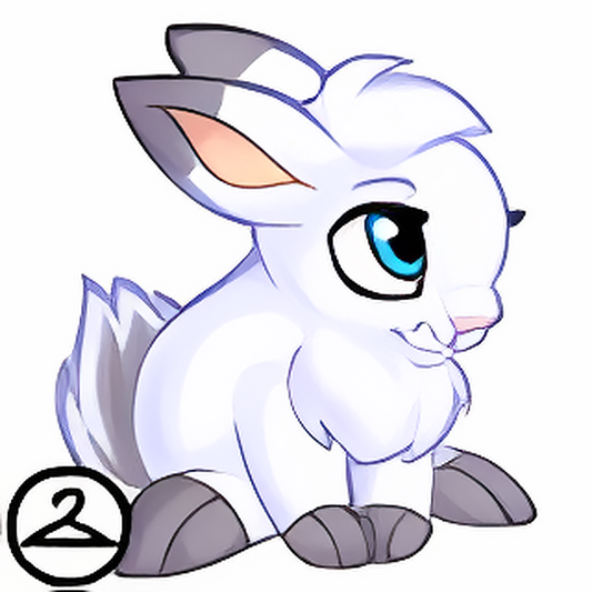 Sitting Snowbunny Friend