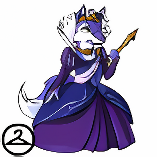 Prismatic Dusk: Nostalgic Royalgirl Lupe