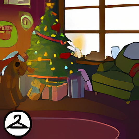 Cosy Christmas Window Background Item