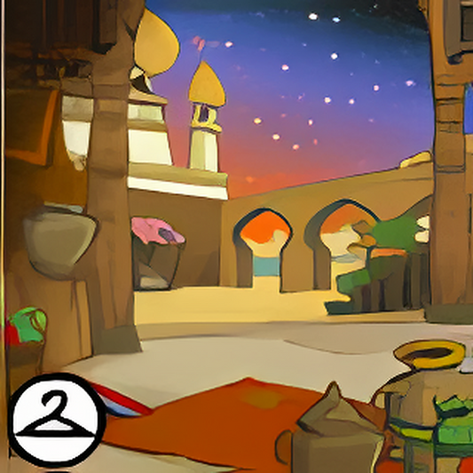 New Years in Lost Desert Background