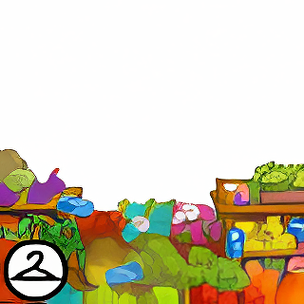 Produce Stand Foreground