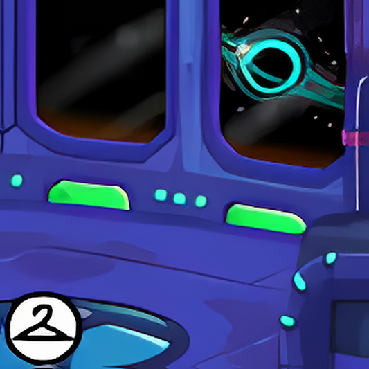 New Years in Space Station Background