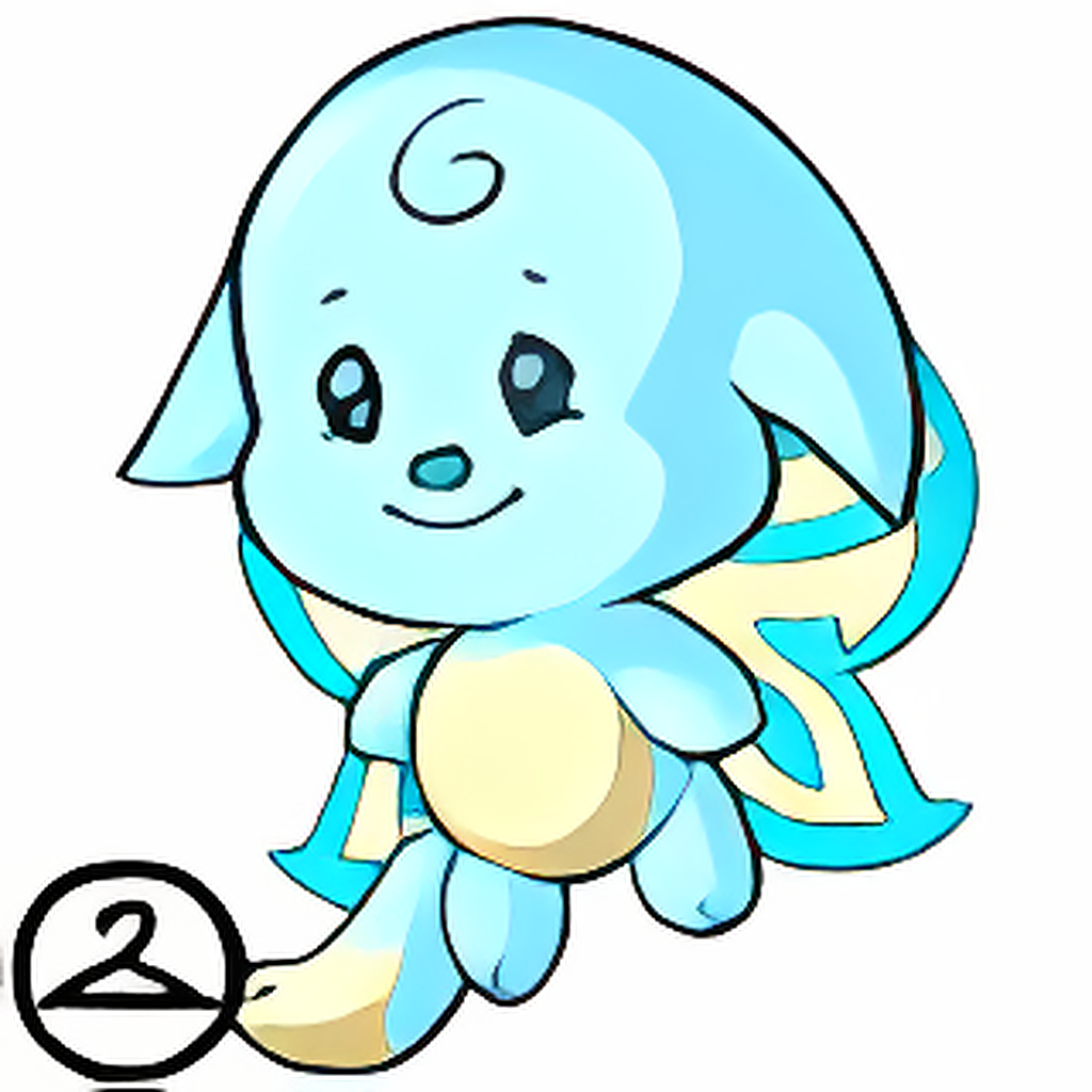 Prismatic Ice: Baby Faerie Kacheek