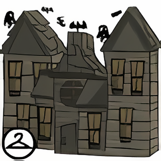 Spooky Haunted House Foreground