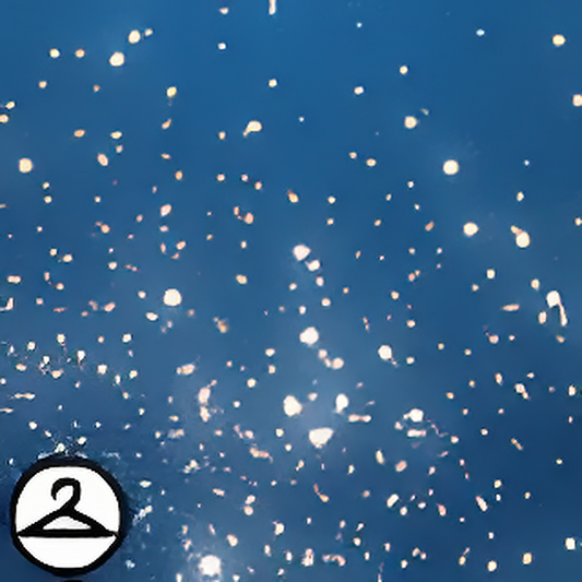 Dyeworks Dark Blue: Sparkles of Space Background