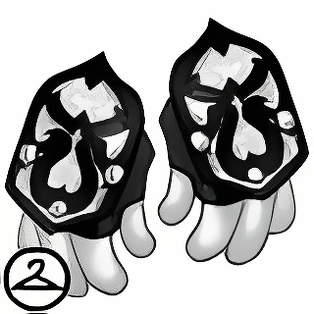 Black and White Bracers