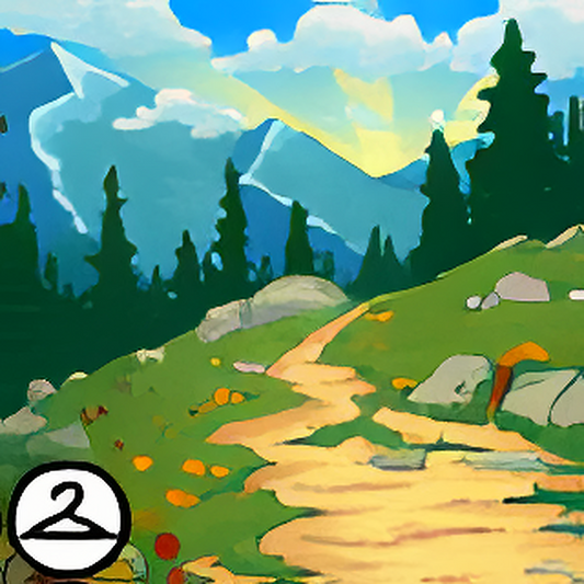 Sunny Nature Trail Background