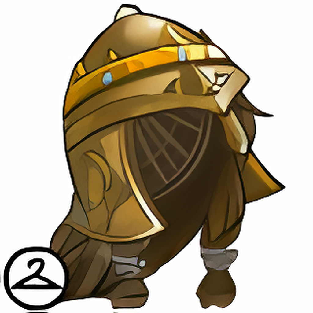 Warrior Wig and Helmet