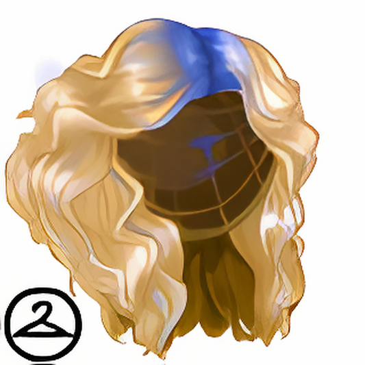 Dyeworks Blue: Summer Orange Root Blonde Wig