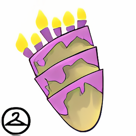 Oversized Birthday Shield
