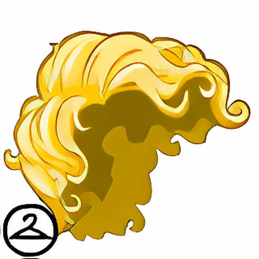 Curly Blonde Cherub Wig
