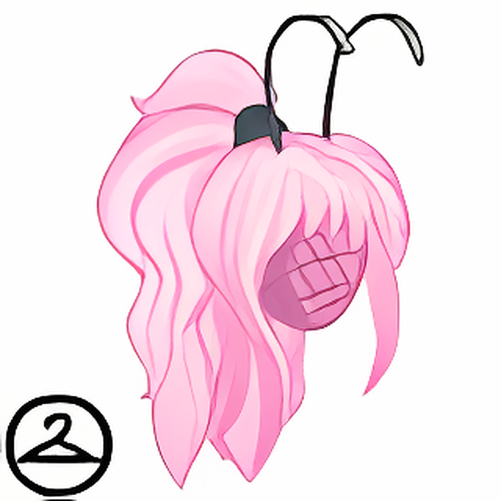 Dyeworks Pink: Grey Faerie Wig