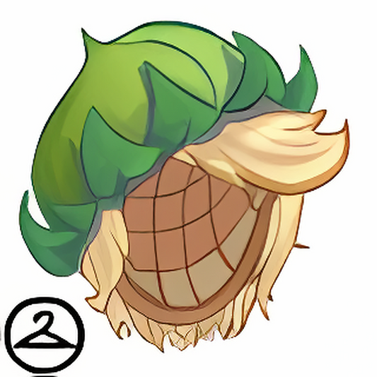Leafy Seedpod Cap and Wig