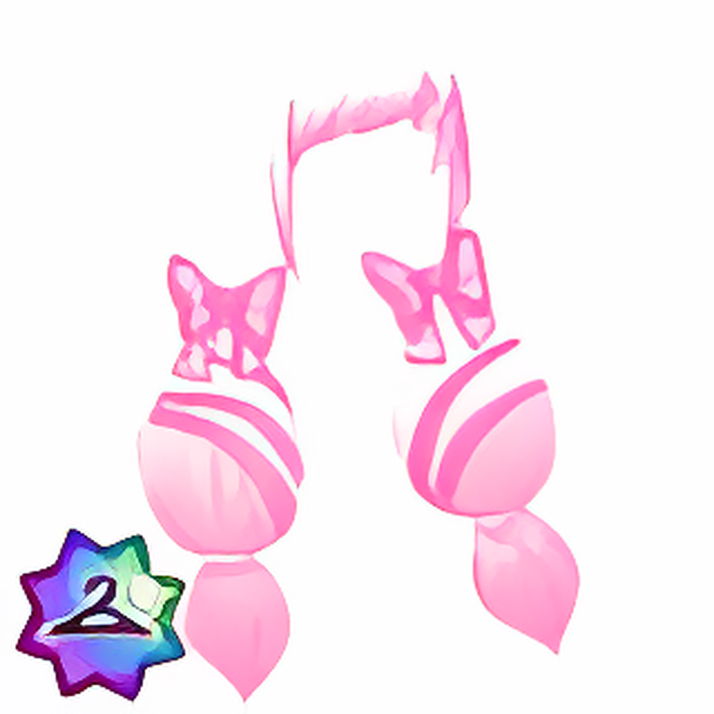 Pink Wig Dye and Ribbons
